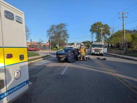 Berwyn fire/EMS crews had a busy morning on Tuesday, which included extricating a driver trapped in their car after a motor vehicle collision in the Devon section of Tredyffrin Township.